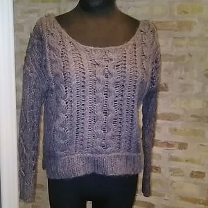 Free People wide Neck Knit Sweater